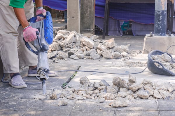 Concrete and hardscape demolition