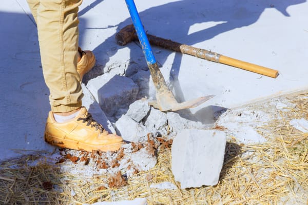 Driveway demolition and removal